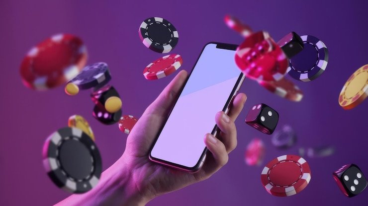 Pengguna memeriksa akses akun mobile